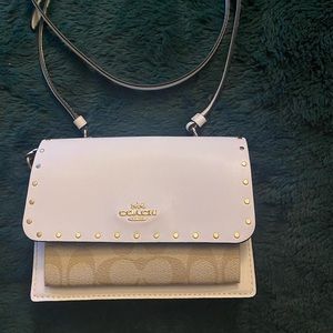 Coach Snake/khaki Multi Crossbody Bag with belt